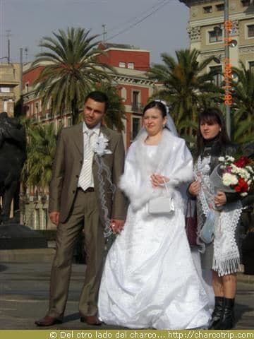 Recien Casados en Barcelona