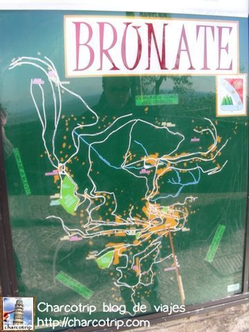 Mapa de Brunate