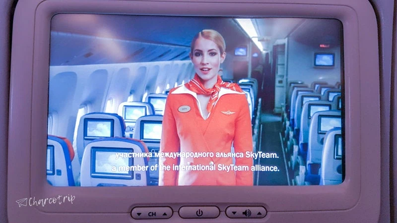 Consignas de seguridad Aeroflot