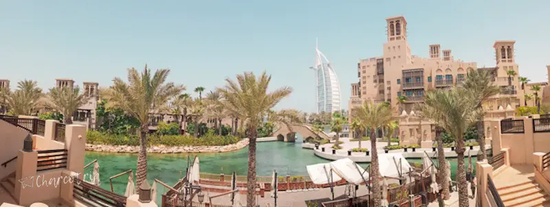Ver el Burj Al Arab desde Madinat Jumeirah