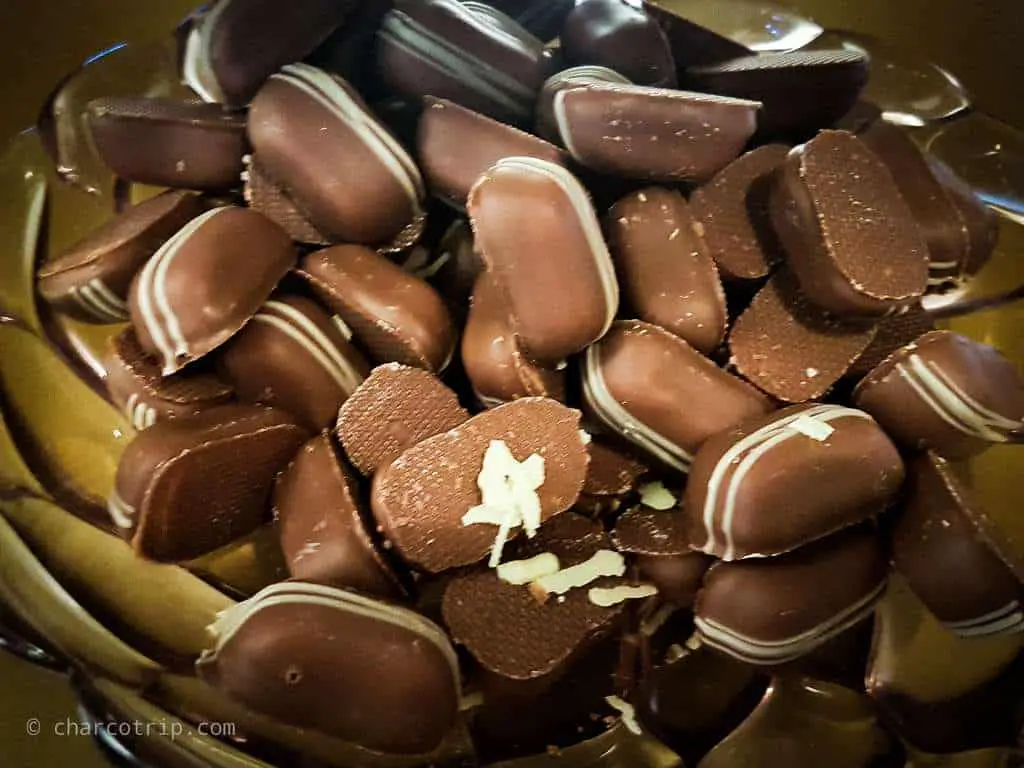 Chocolates en el museo de Valrhona