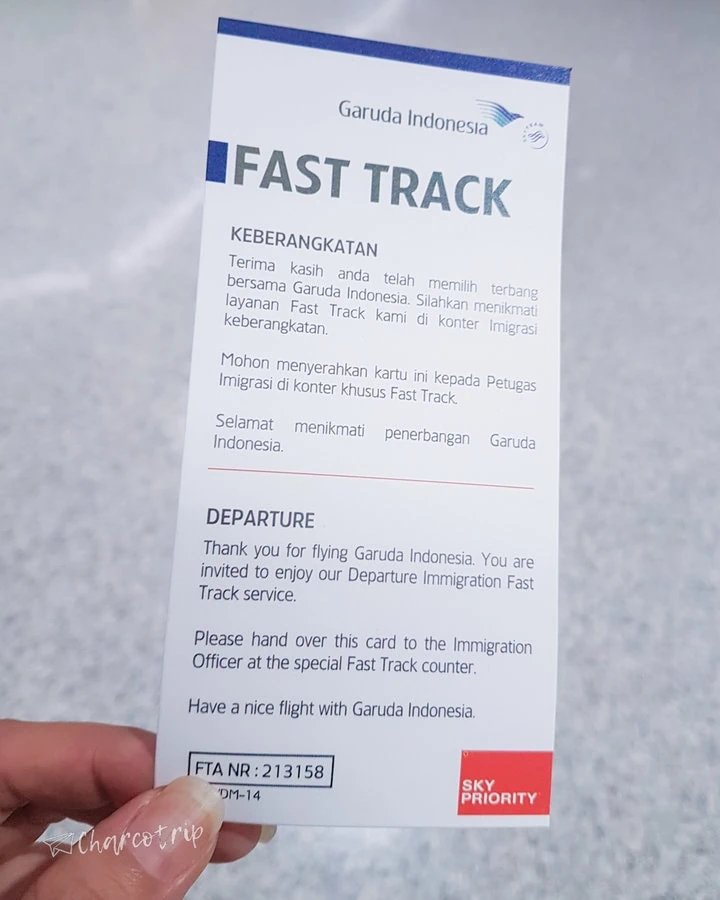 Garuda Indonesia fast track
