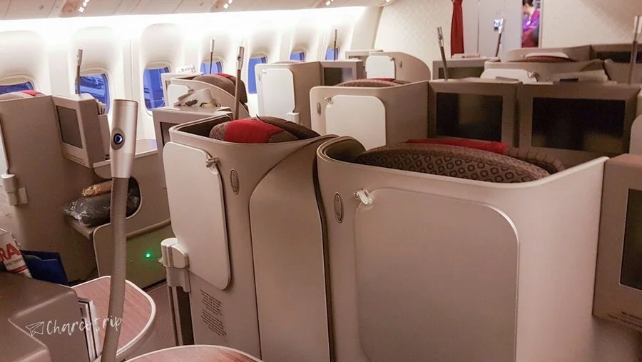 Garuda Indonesia business class asientos