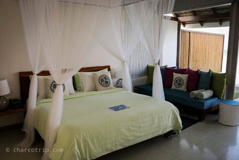 Bed in OBLU hotel