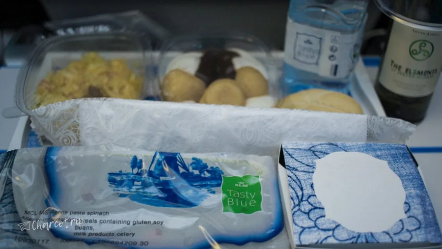 KLM airlines food review