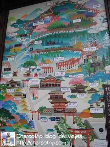 Mapa de Fushimi Inari