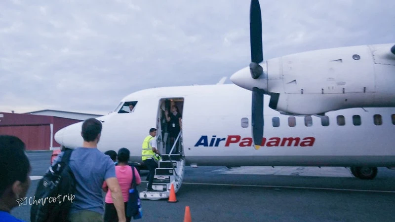 Air Panama reviews, getting into the plane
