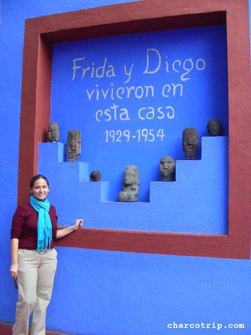 Visitando la casa de Frida Kahlo